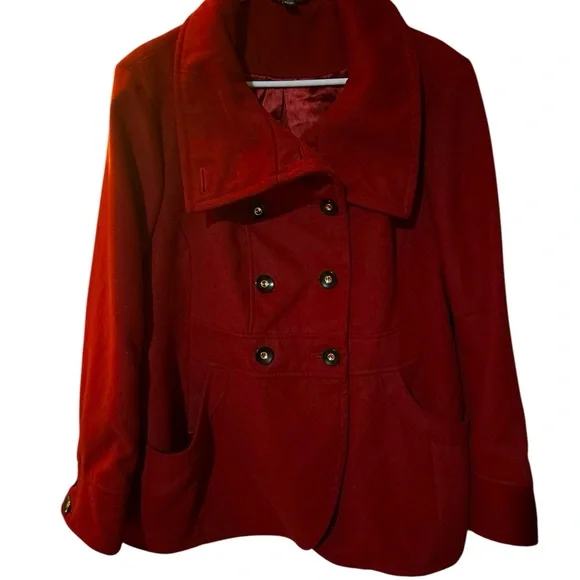 George Women's Red Double-Breasted Jacket - Picture 3 of 7